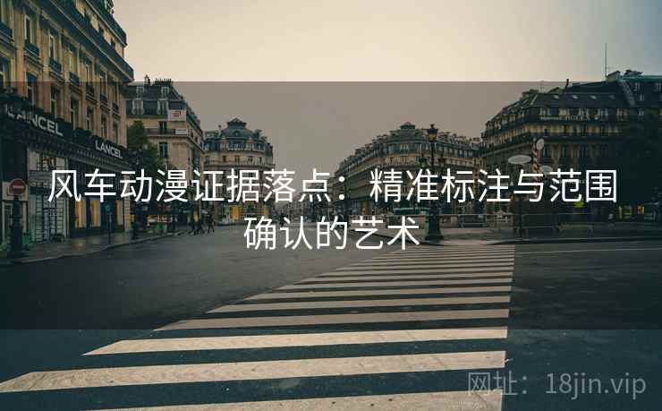 风车动漫证据落点:精准标注与范围确认的艺术 风车动漫证据落点:精准标注与范围确认的艺术